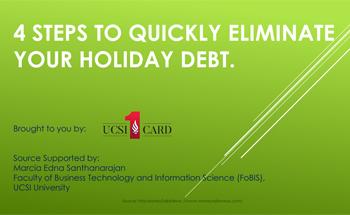 4 Steps To Quickly Eliminate Your Holiday Debt.