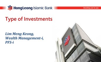 2nd Talk Series by Mr. Lim Meng Keong from Hong Leong Islamic Bank Berhad